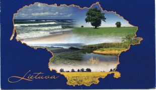 Kort (geografi)-Litauen-lithuania-map.jpg