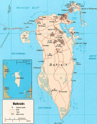 Географическая карта-Манама-bahrain-map.jpg