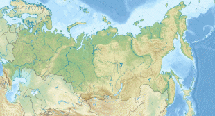Kaart (cartografie)-Rusland-Russia_edcp_relief_location_map.jpg