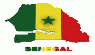 Kaart (kartograafia)-Senegal-8521373-senegal-map-with-flag-isolated-on-white.jpg