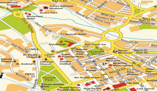 Карта (мапа)-Најроби-Stadtplan-Nairobi-7170.jpg
