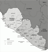 Kaart (kartograafia)-Sierra Leone-MapOfLiberiaSierraLeone_0.jpg