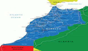 Karte (Kartografie)-Marokko-16878552-morocco-map.jpg