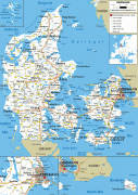 Kaart (kartograafia)-Taani-denmark-road-map.gif