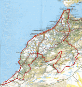 Karte (Kartografie)-Marokko-Morocco_Sahara.gif