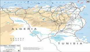 Kaart (kartograafia)-Alžeeria-algeria_tunisia_1942.jpg
