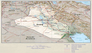 Bản đồ-Lưỡng Hà-detailed_road_and_political_map_of_iraq.jpg