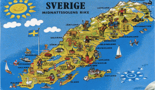 Kaart (cartografie)-Zweden-sweden-map-card.jpg