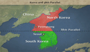 Kaart (cartografie)-Noord-Korea-38.jpg