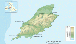 Kaart (cartografie)-Man (eiland)-Isle_of_Man_topographic_map-en.png
