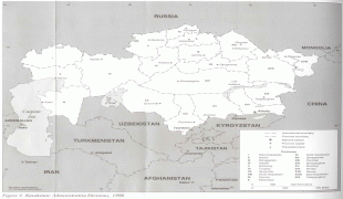 Karte (Kartografie)-Kasachstan-kazakstan_admin96.jpg
