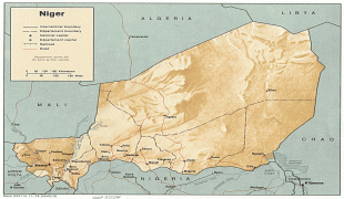 Карта (мапа)-Нигер-Niger_19876.gif