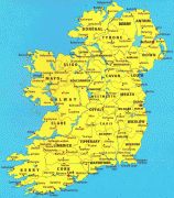 Kaart (cartografie)-Ierland (eiland)-map1.jpg
