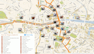 Kaart (cartografie)-Dublin-dublin-attractions-map-large.jpg
