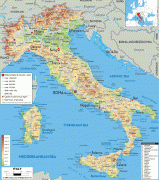 Kort (geografi)-Italien-physical-map-of-italy.gif