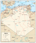 Kaart (cartografie)-Algerije-algeria_trans-2001.jpg