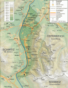 Карта (мапа)-Лихтенштајн-topographical_map_of_liechtenstein.jpg