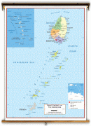 Karte (Kartografie)-St. Vincent und die Grenadinen-academia_stvincent_political_lg.jpg