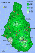 Carte géographique-Montserrat (Antilles)-Montserrat-Map.gif