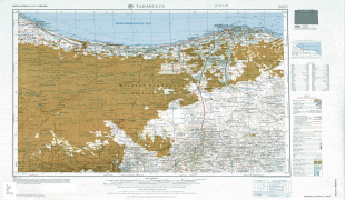 Kaart (kartograafia)-Tripoli-Tripoli-Zuwarah.jpg