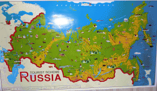 Kaart (kartograafia)-Venemaa-Russia_map.JPG
