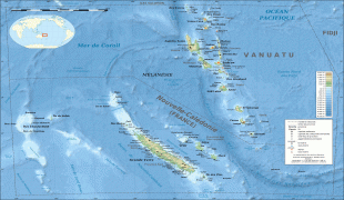 Kort (geografi)-Ny Kaledonien-new_caledonia_and_vanuatu_bathymetric_and_topographic_large_detailed_map_for_free.jpg