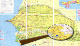 Ģeogrāfiskā karte-Senegāla-carteSngal.jpg