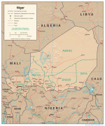 Kaart (kartograafia)-Niger-niger_physio-2000.jpg