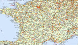 Kaart (cartografie)-Frankrijk-MapFranceAND.gif