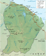 Kort (geografi)-Fransk Guyana-Guyane_map-ar.png