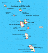 Kaart (kartograafia)-Martinique-Antigua-to-Martinique.jpg