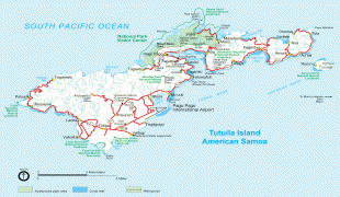 Карта-Американска Самоа-MapOfTutuila-American-Samoa.gif