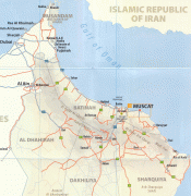 Географічна карта-Оман-Northern-Oman-Map.jpg