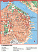 Kaart (cartografie)-Havana-BIG-Habana-Vieja-Map.jpg