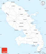 Ģeogrāfiskā karte-Martinika-gray-simple-map-of-martinique.jpg