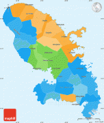 Ģeogrāfiskā karte-Martinika-political-simple-map-of-martinique.jpg