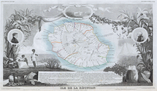 Kort (geografi)-Réunion-1850_Levasseur_Map_of_Ile_de_La_Reunion_-_Geographicus_-_Reunion-levasseur-1850.jpg