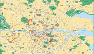 Kaart (cartografie)-Dublin-large_detailed_road_map_of_dublin_city_center.jpg