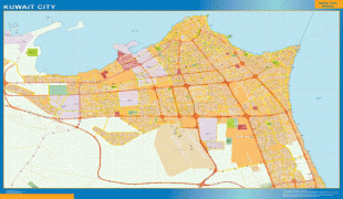Kartta - Kuwait (kaupunki) (Kuwait City) - MAP[N]