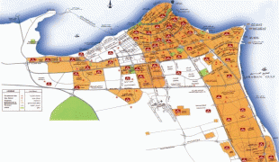 Географическая карта-Кувейт (город)-Kuwait%20city%20Dis.jpg