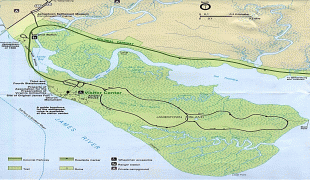 Kaart (cartografie)-Jamestown (Sint-Helena, Ascension en Tristan da Cunha)-Jamestown+map.jpg