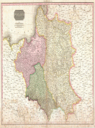 Kort (geografi)-Polen-1818_Pinkerton_Map_of_Poland_-_Geographicus_-_Poland-pinkerton-1818.jpg