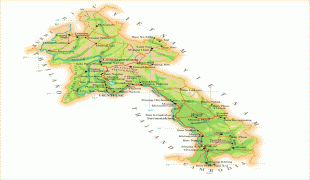 Karte (Kartografie)-Laos-detailed_physical_map_of_laos.jpg