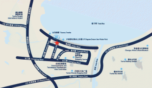 Mapa-Mezinárodní letiště Jen-tchaj Pcheng-laj-maps.jpg