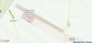 Kort (geografi)-Dera Ismail Khan Airport-DSK.png
