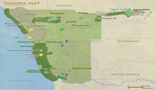 Географічна карта-Windhoek Hosea Kutako International Airport-routes-of-namibia.jpg
