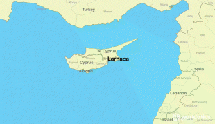 Kaart (cartografie)-Luchthaven Larnaca-55681-larnaca-locator-map.jpg